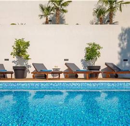 Luxury Beachfront Villa with Heated Infinity Pool near Trogir, Sleeps 8